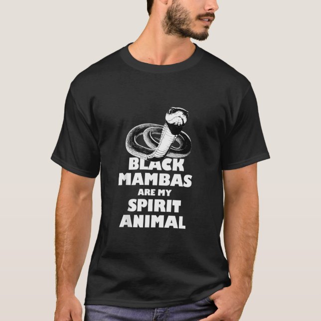 Black Mambas Are My Spirit Animal Scary Snake Tank (Front)