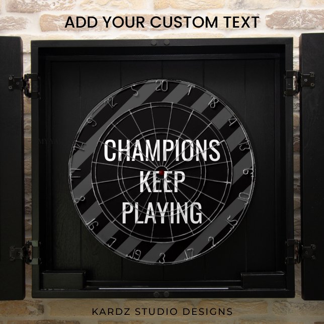 Black Man Cave Quote  Dartboard (Creator Uploaded)