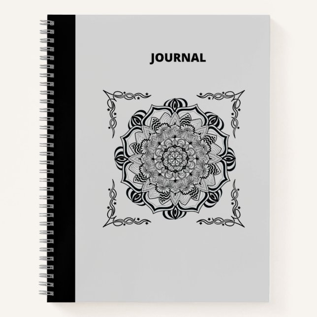 BLACK MANDALA JOURNAL (Front)