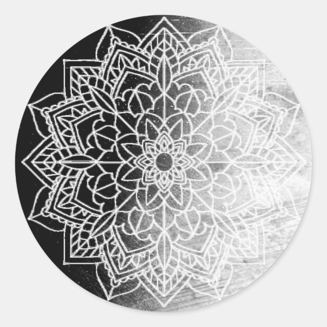 Black Mandala Stickers (Front)