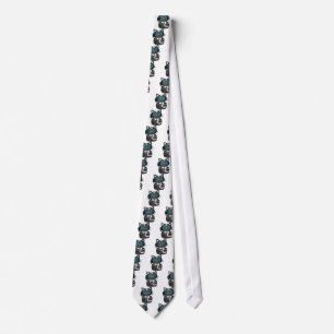 Black Maneki Neko Bekoning Good Luck Cat Tie