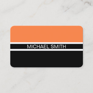 Black Mango Tango Professional Elegant Modern Business Card