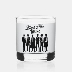 Black Man's Gift Set Whiskey Glass