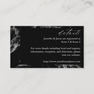 Black Marble 2 Details Enclosure Card