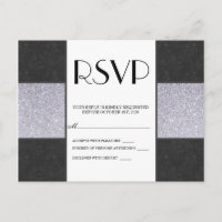 Black Marble and Silver Glitter Panel Design