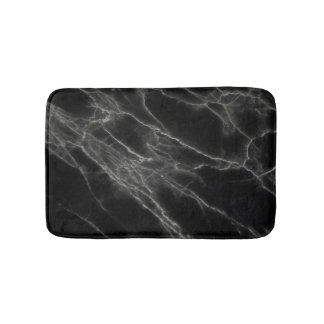 Black Marble Bath Mat