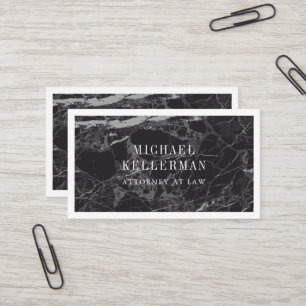 Black Marble Business Card
