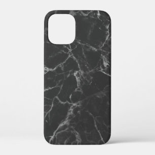 Black Marble iPhone 12 Mini Case