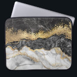 Black Marble Design Laptop Case Sleeve<br><div class="desc">Black Marble Design Laptop Case Sleeve</div>