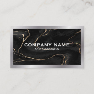 Black Marble   Executive Business Card