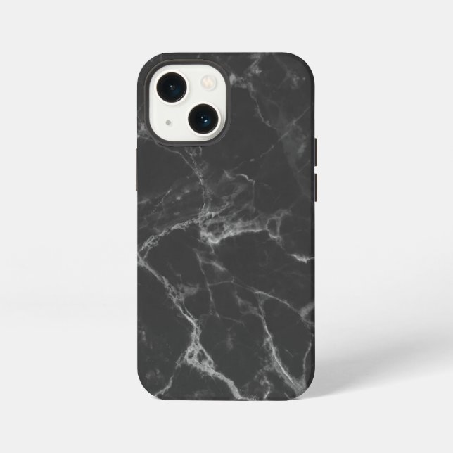 Black Marble iPhone Case (Back)