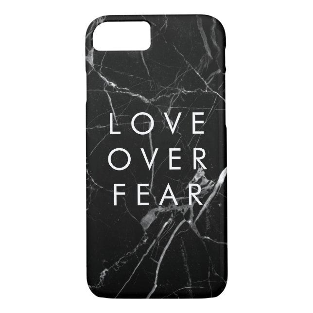 Black Marble iPhone Case (Back)