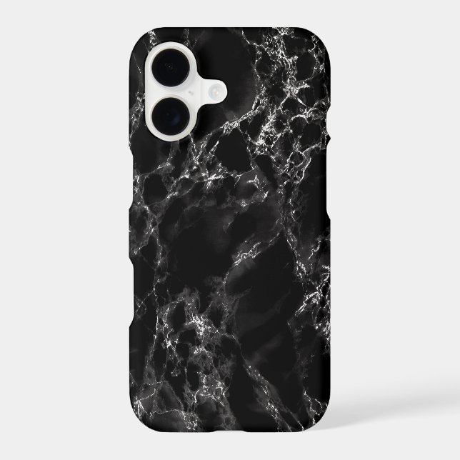 Black Marble iPhone Case (Back)