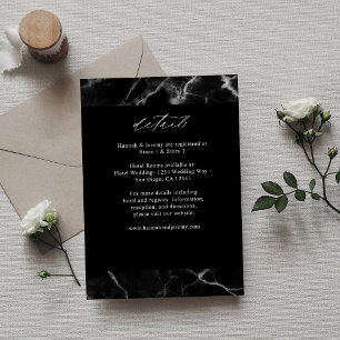 Black Marble LG Details Enclosure Card