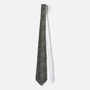 Black Marble Mosaic Glass Pattern Tie