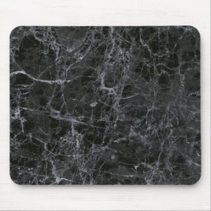 Black marble mouse mat