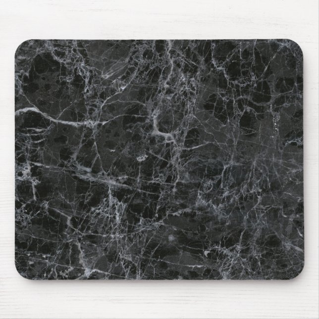 Black marble mouse mat (Front)