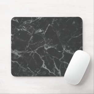 Black Marble Mouse Mat