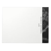 Black Marble Notepad