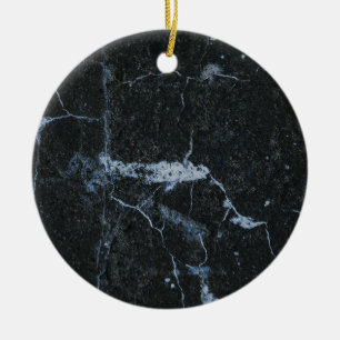 Black Marble Pattern Ceramic Tree Decoration