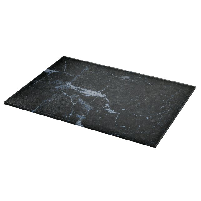Black Marble Pattern Cutting Board (Corner)