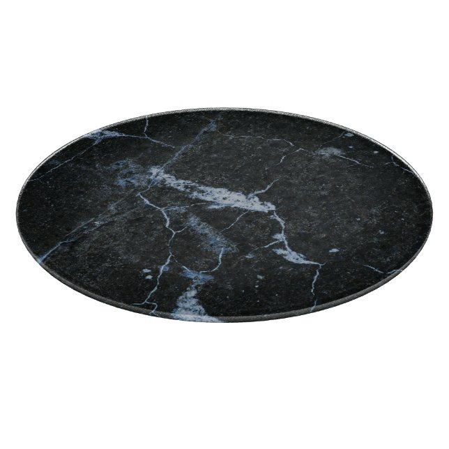 Black Marble Pattern Cutting Board (Corner)