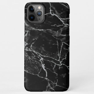 Black marble phone case