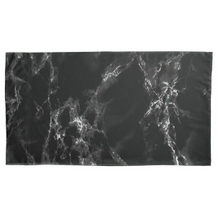 Black Marble Pillow Cases