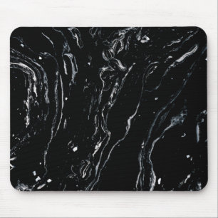 Black Marble Space Mouse Mat