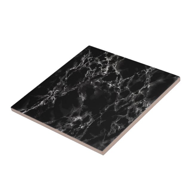 Black Marble Stone Ceramic Tile (Side)