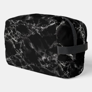 Black Marble Stone Dopp Kit