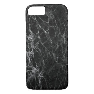 Black Marble Stone Look iPhone 8/7 Case