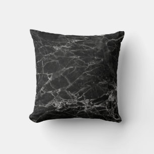 Black Marble Stone Look Cushion