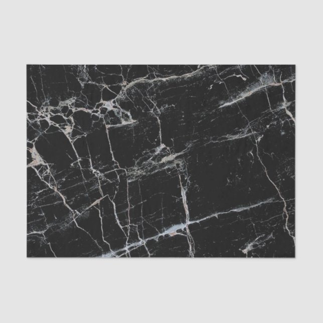black marble stone texture tissue paper (Front)