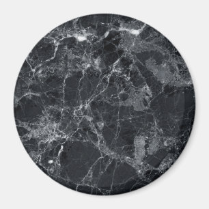 Black marble texture magnet