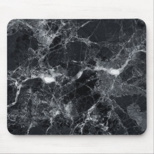 Black Marble Texture Mouse Mat