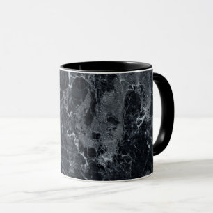 Black Marble Texture Mug