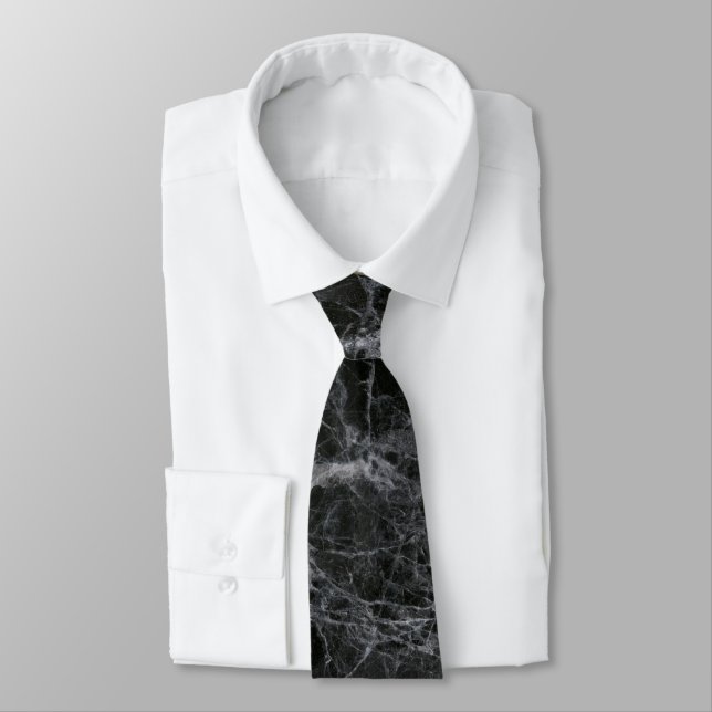 Black marble tie (Tied)
