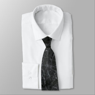Black marble tie