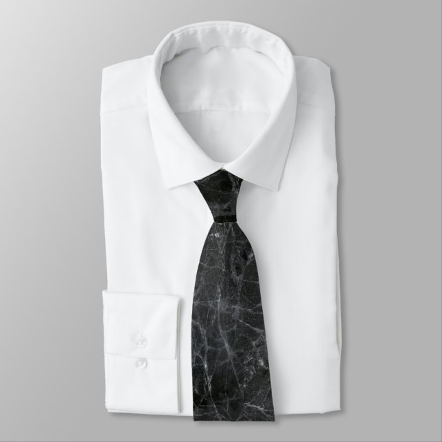 Black marble tie (Tied)