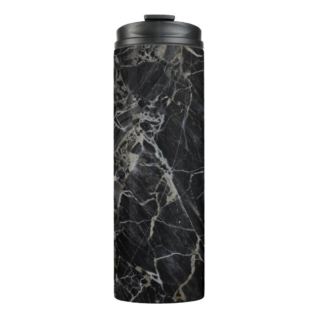 Black Marble Tumbler (Front)