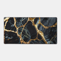 Black Marble with Gold Vein