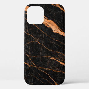 black marble with golden veins, emperador marble n iPhone 12 case