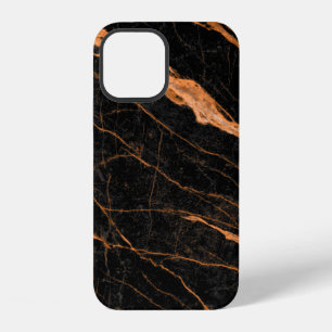 black marble with golden veins, emperador marble n iPhone 12 case