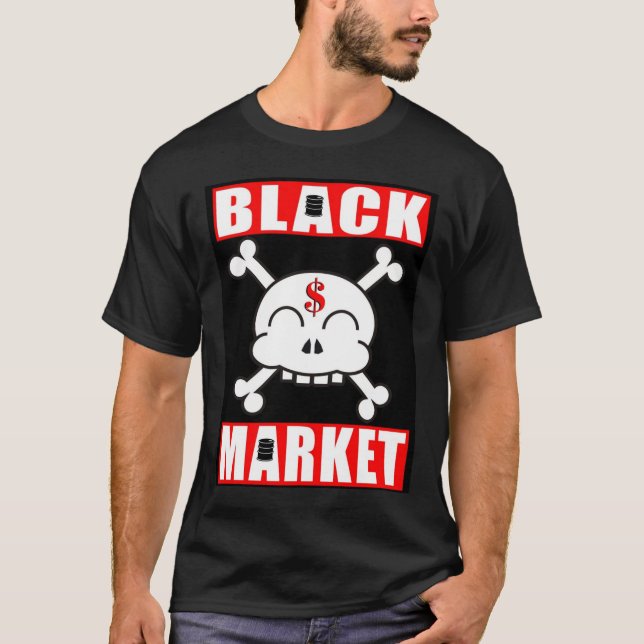 BLACK MARKET SKULLY T-Shirt (Front)