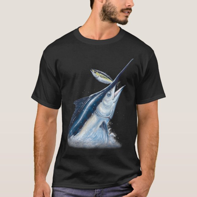 Black Marlin & Tuna T-Shirt (Front)
