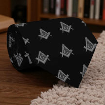 Black Masonic Masonry Freemason Pattern