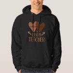Black Math Teacher College Black History Women Afr Hoodie<br><div class="desc">Black Math Teacher College Black History Women African Afro</div>
