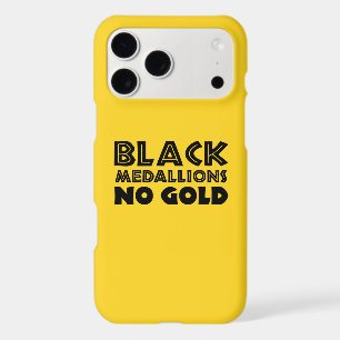 BLACK MEDALLIONS NO GOLD