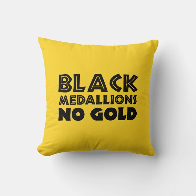 BLACK MEDALLIONS NO GOLD CUSHION (Front)